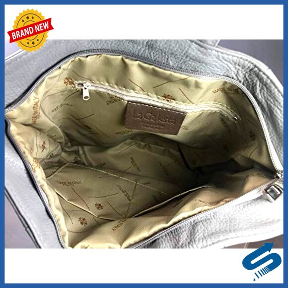 Convertible Leather Backpack Tote Anti-Theft Travel Work Bag main image 4